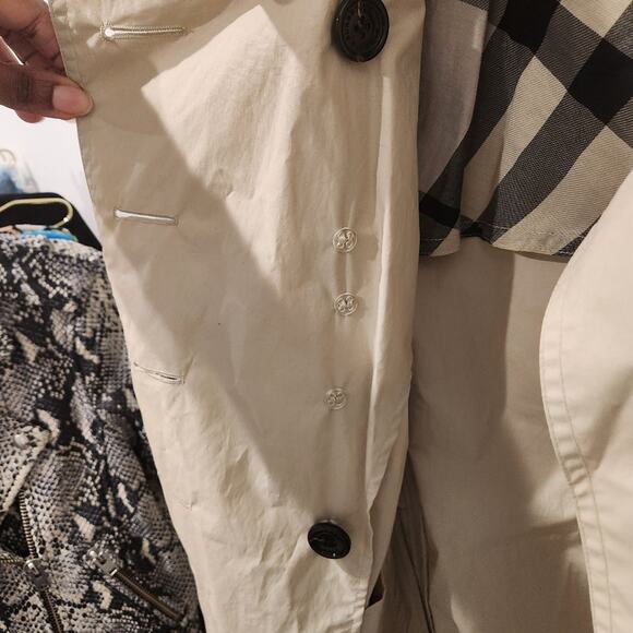 Burberry Cherrymore Heritage cotton tan trench coat size 4 - Picture 12 of 16